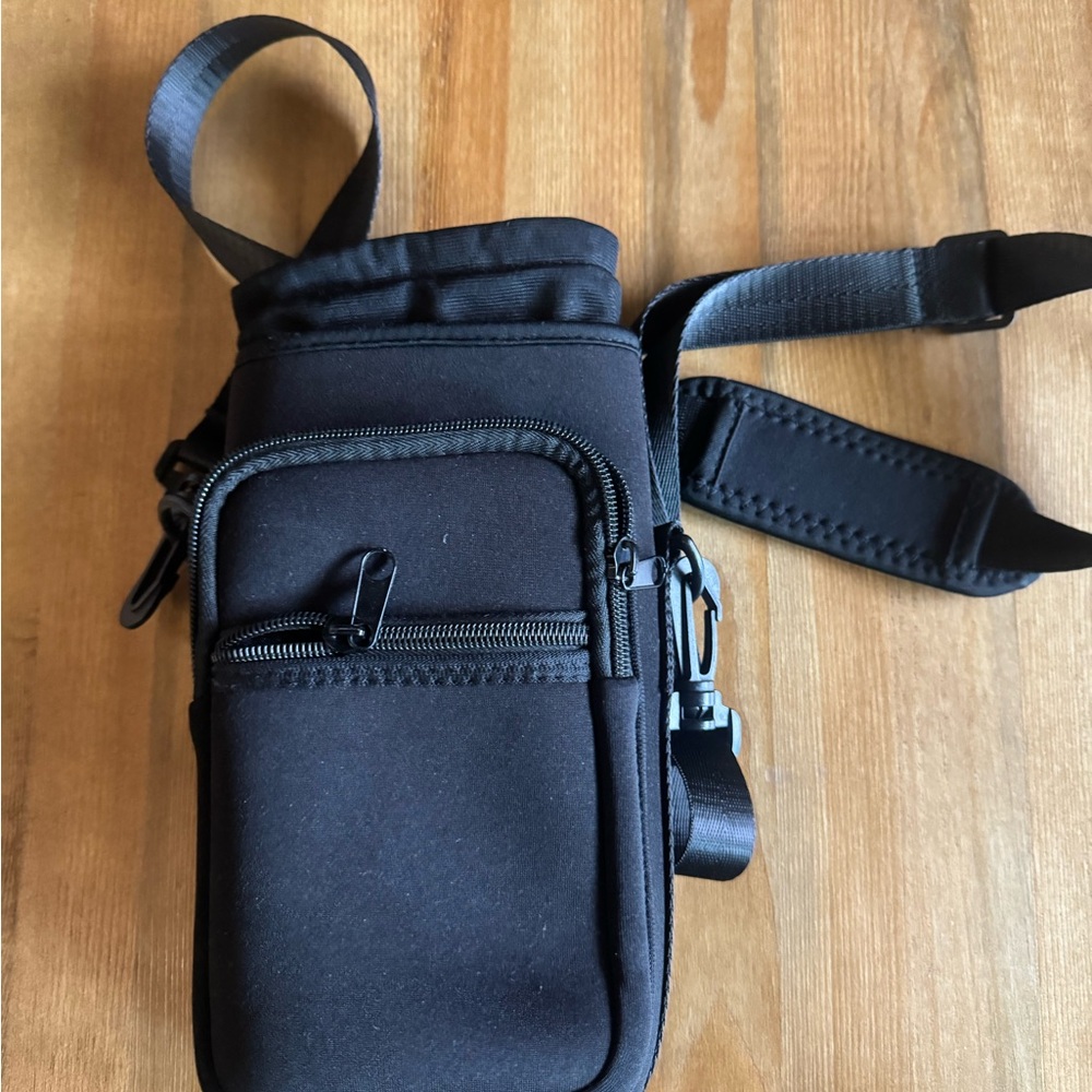 Neoprene Small Water Bottle Carrier/Crossbody Bag